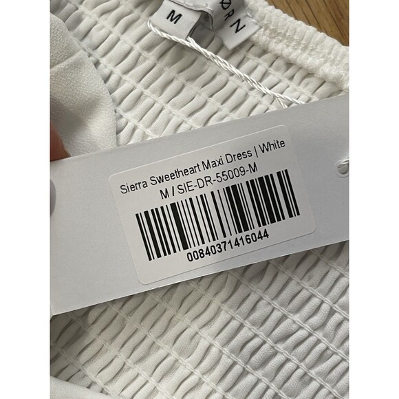 BALTIC BORN Sierra Sweetheart Maxi Dress Medium White NEW Wedding Bride Formal - Picture 7 of 13